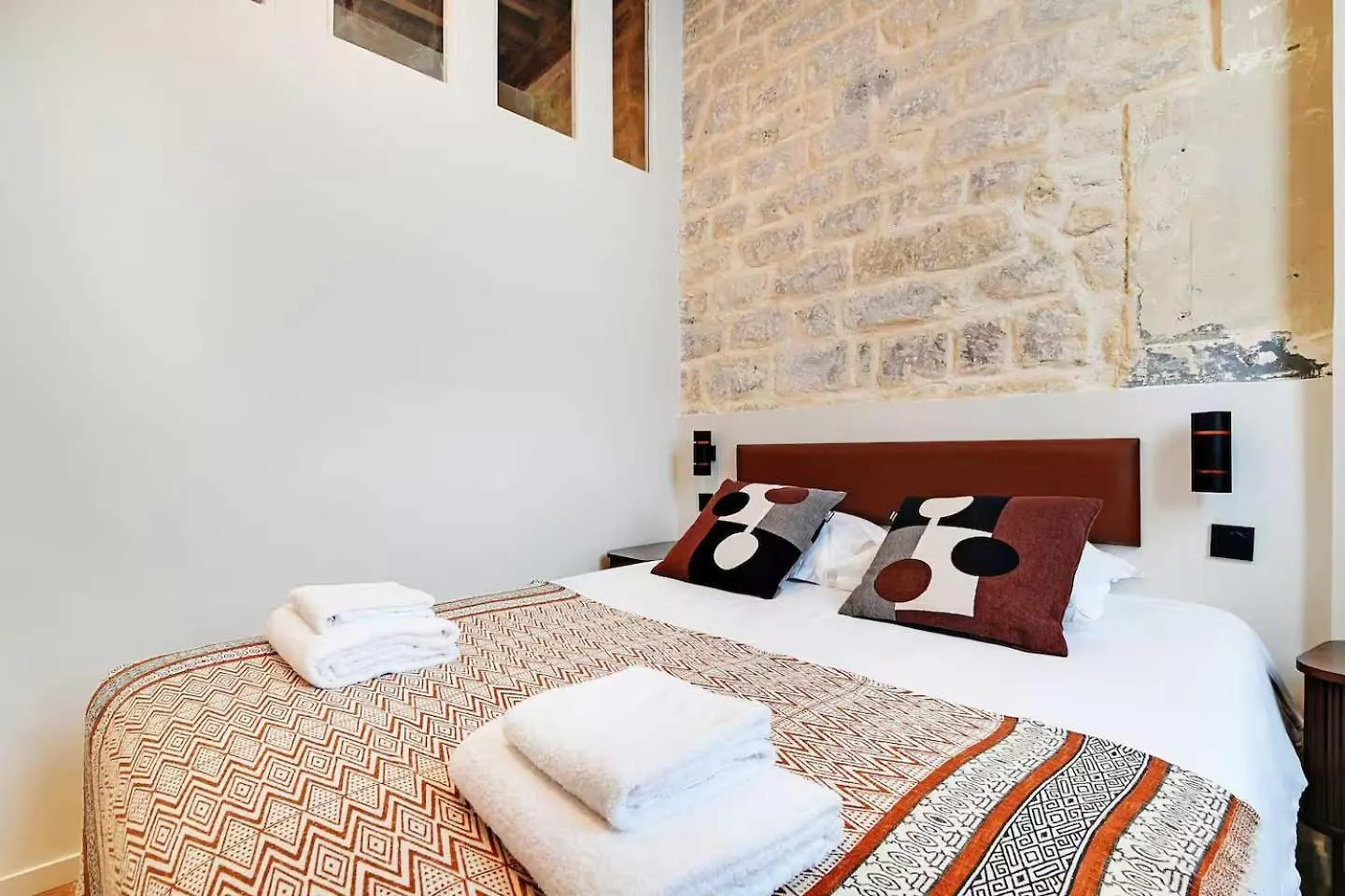 Apartament Les Halles - Grands Boulevards Stylish 2Br - 6P Paryż